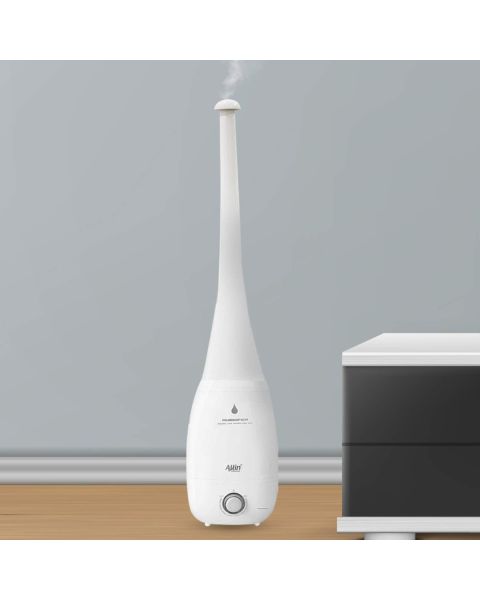 Allin Exporters DT-1830T Tower Shape Ultrasonic Humidifier Cool Mist Air Purifier Large Capacity Overnight Negative Ion Generator with Adjustable Mist & Waterless Auto-Off (3.8 L)