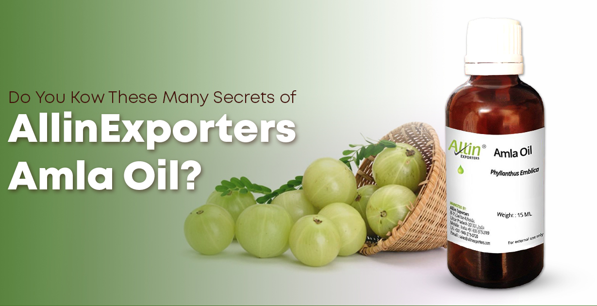 Do You Kow These Many Secrets of AllinExporters Amla Oil?
